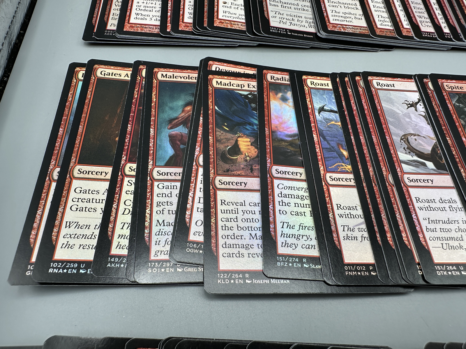 Magic The Gathering Trading Card Red Lot