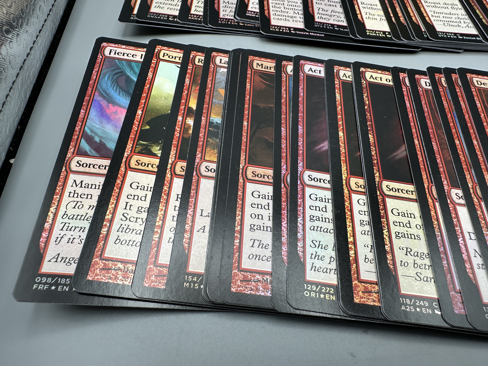 Magic The Gathering Trading Card Red Lot