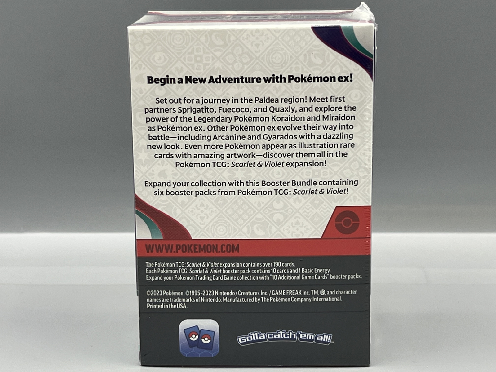 2023 Pokemon Scarlet & Violet Base Set Factory Sealed Booster Bundle Box - 6 Booster Packs