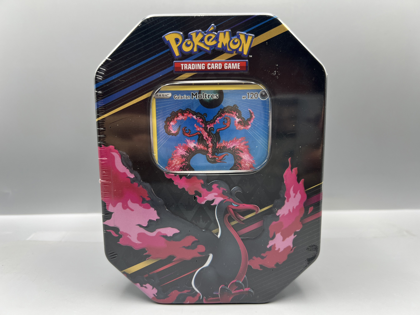 2023 Pokemon Sword & Shield Crown Zenith Galarian Moltres Factory Sealed Tin
