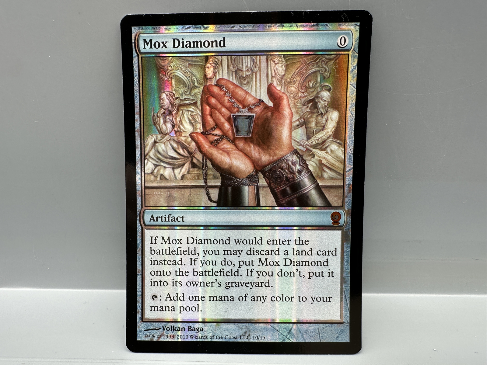 Magic The Gathering From the Vault Relics Mox Diamond Foil Card Reserve List - Premodern