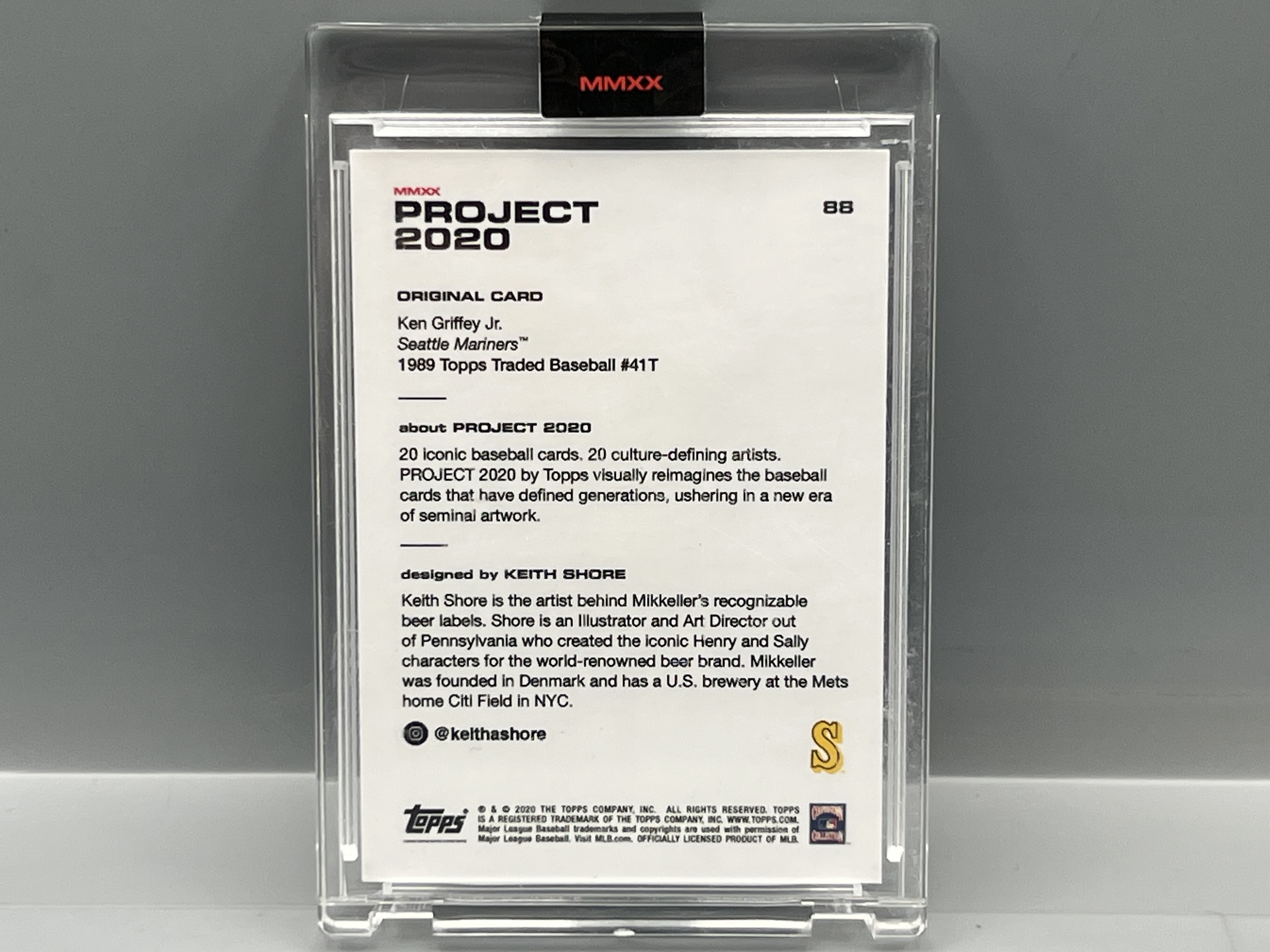 2020 Topps Project 2020 Ken Griffey Jr. #88 - Sealed In Mag