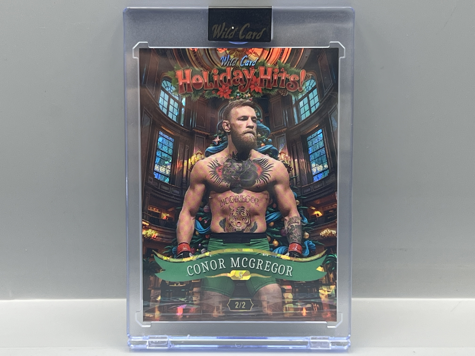 2025 Wild Card Holiday Hits Conor McGregor #2/2 - Sealed In Mag