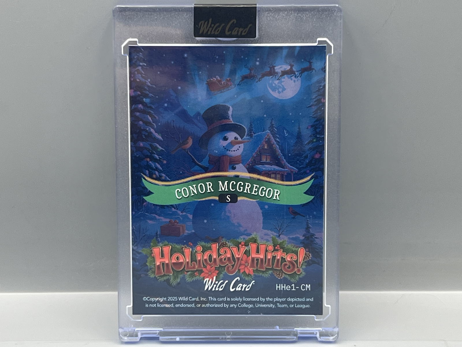2025 Wild Card Holiday Hits Conor McGregor #2/2 - Sealed In Mag