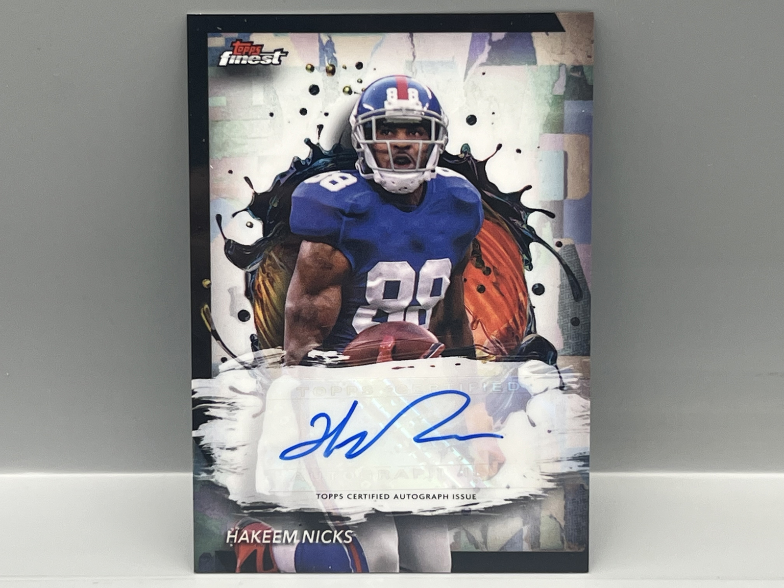 2024 Topps Finest Hakeem Nicks Refractor Auto #FA-HN