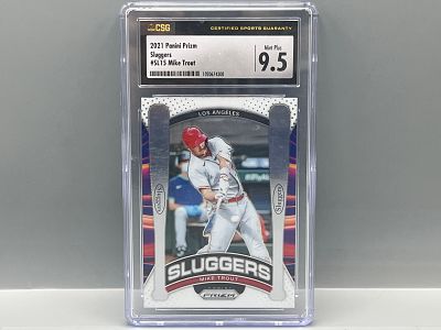 2021 Panini Prizm Mike Trout Sluggers #SL15 CSG Mint+ 9.5