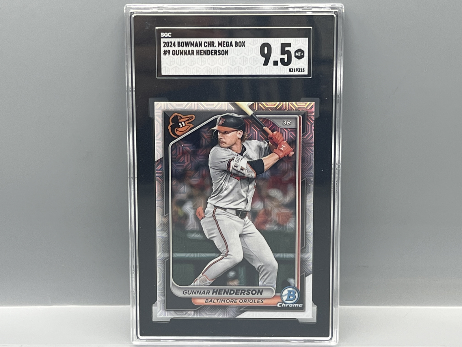 2024 Bowman Chrome Mega Box Gunnar Henderson #9 SGC Mint+ 9.5