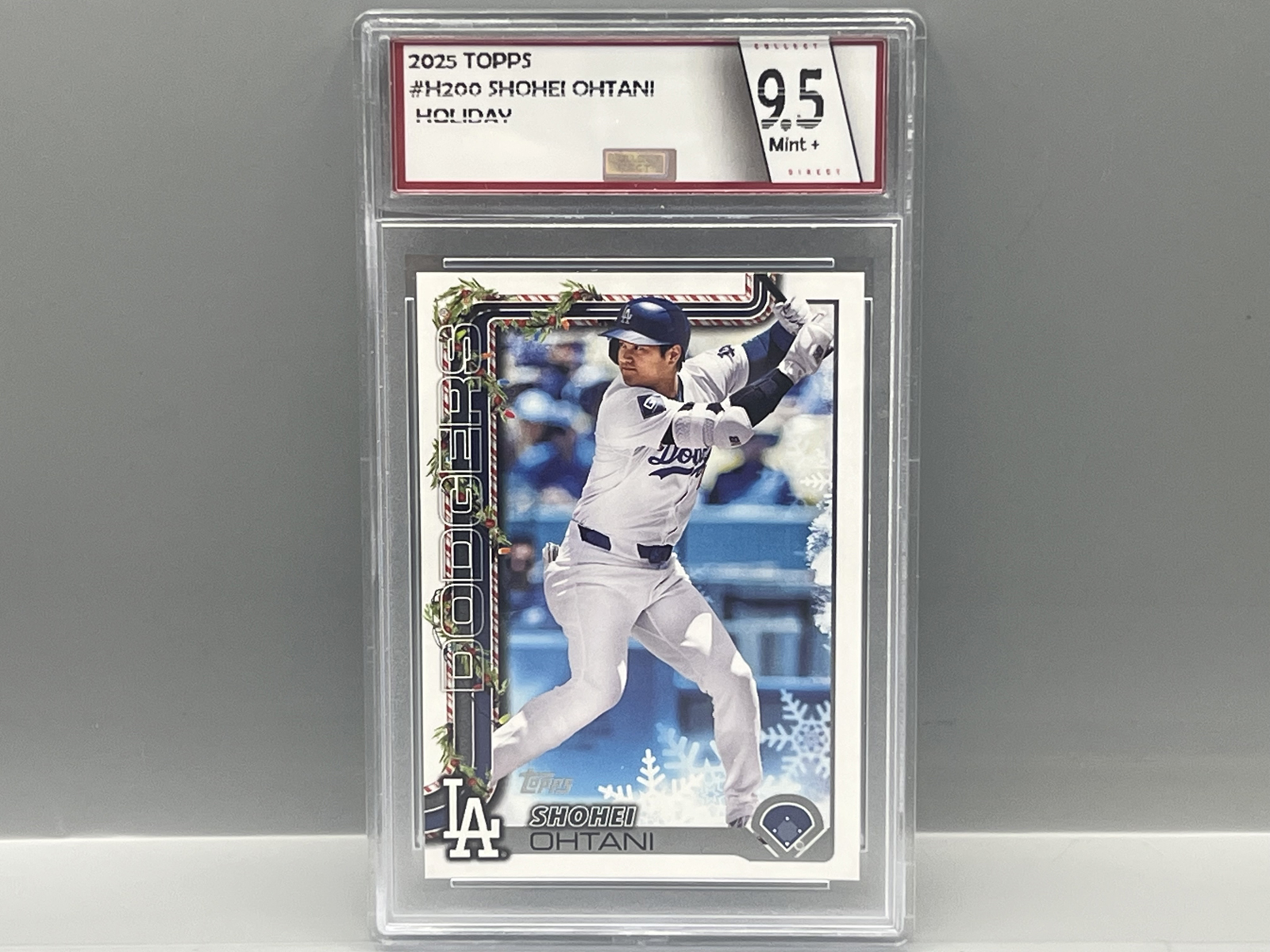 2025 Topps Holiday Shohei Ohtani #H200 - Slabbed By Collect Direct Grading