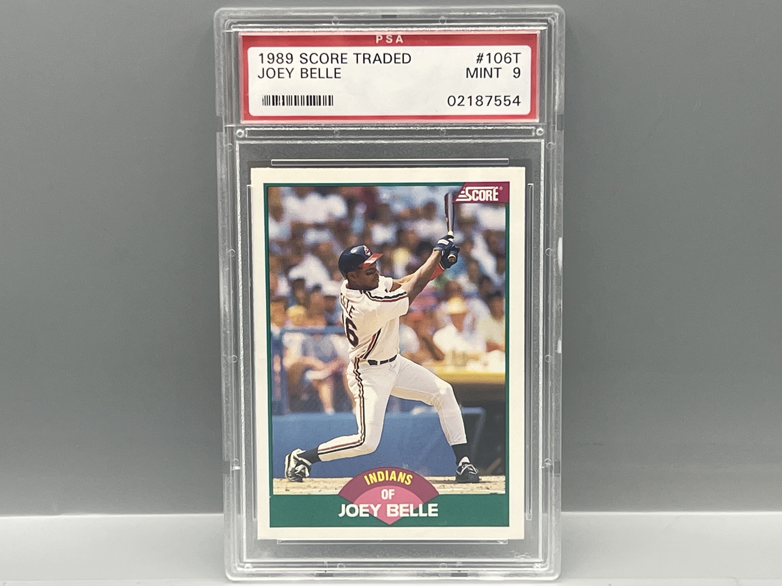 1989 Score Traded Albert Belle #106T PSA Mint 9
