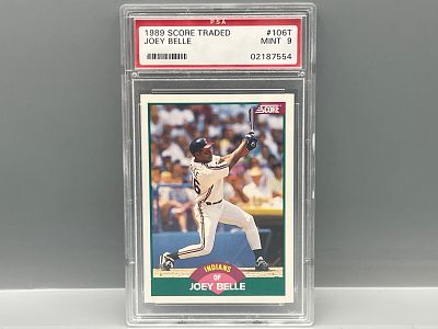 1989 Score Traded Albert Belle #106T PSA Mint 9
