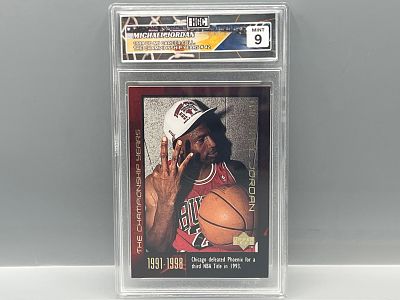 1999 Upper Deck MJ Career Collection Michael Jordan The Championship Years #42 - Slabbed By HGC 