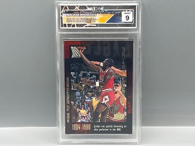 1999 Upper Deck MJ Career Collection Michael Jordan Rise To Greatness #16 - Slabbed By HGC Grading