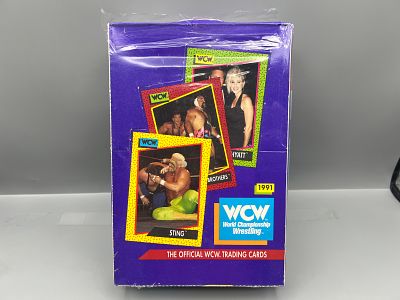 1991 WCW Wrestling Factory Sealed Wax Box