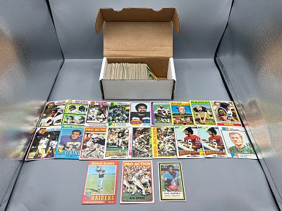 Large Box of Assorted 1970s Football Cards W/ Some Stars - Varying Conditions