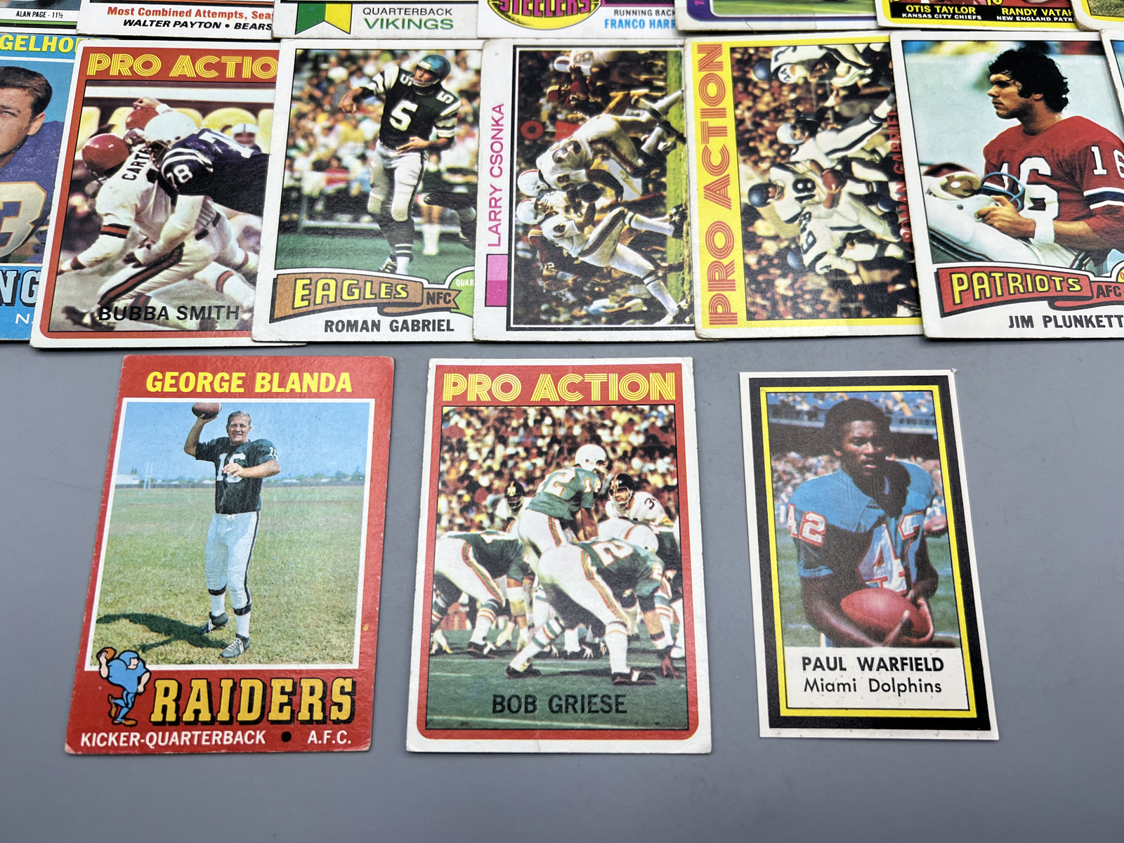 Large Box of Assorted 1970s Football Cards W/ Some Stars - Varying Conditions
