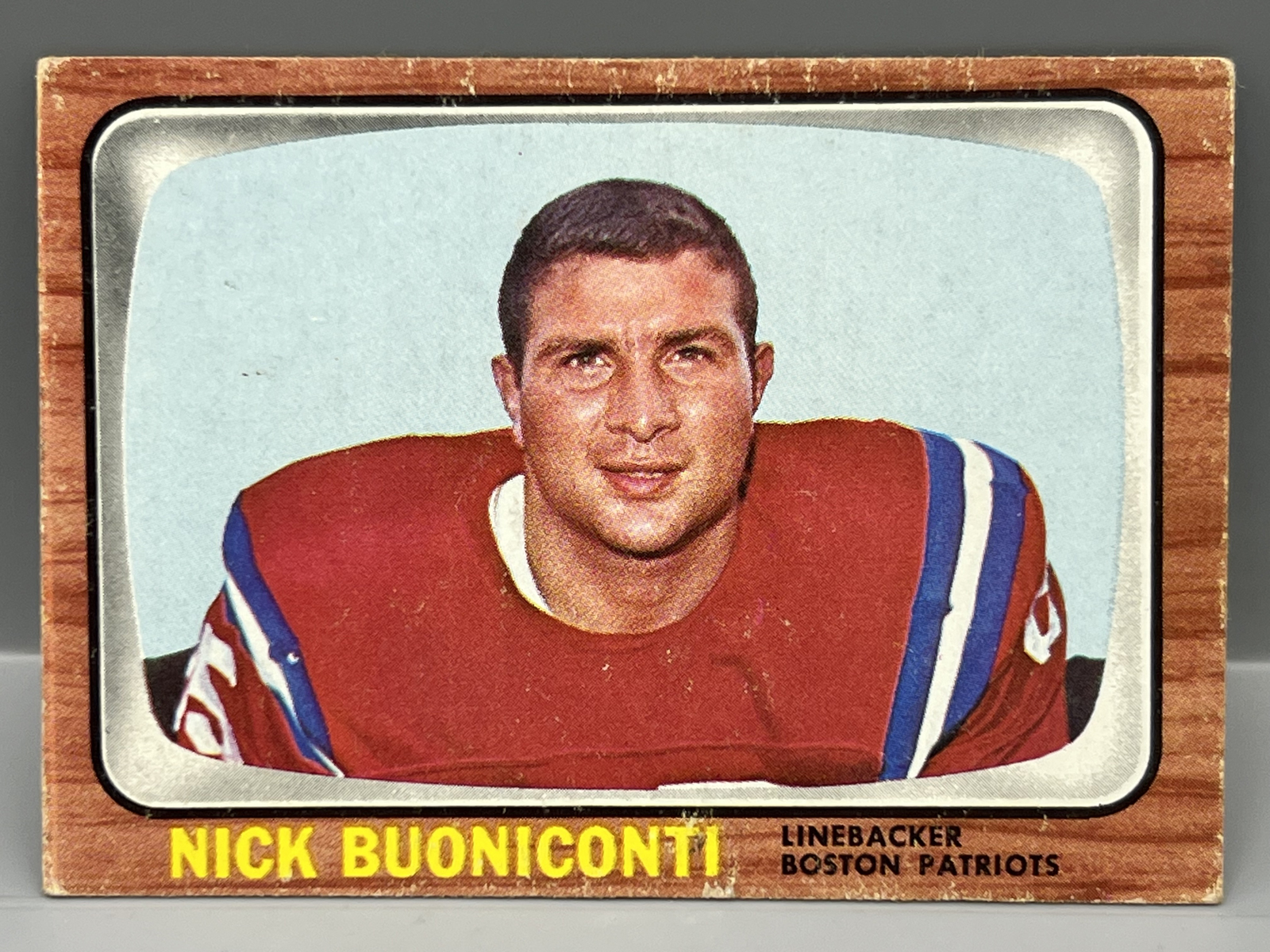 1966 Topps Nick Buoniconti #3