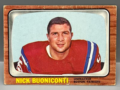 1966 Topps Nick Buoniconti #3