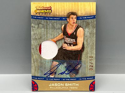 2007 Topps Trademark Moves Jason Smith Rookie Patch Auto #/10