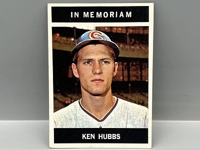 1964 Topps Ken Hubbs In Memoriam #550