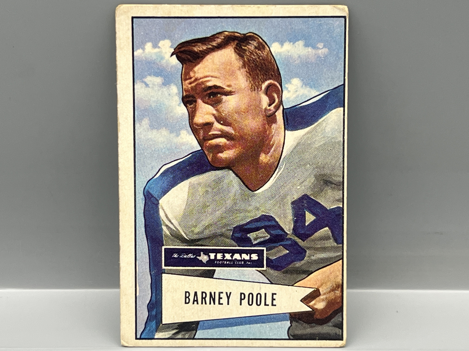 1952 Bowman Large Barney Poole #11