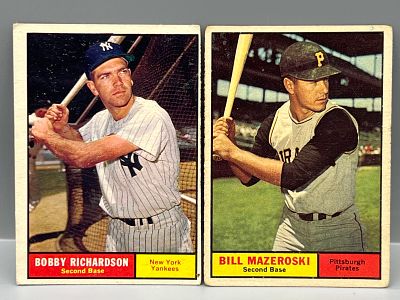 1961 Topps Bobby Richardson #180 & Bill Mazeroski SP #430