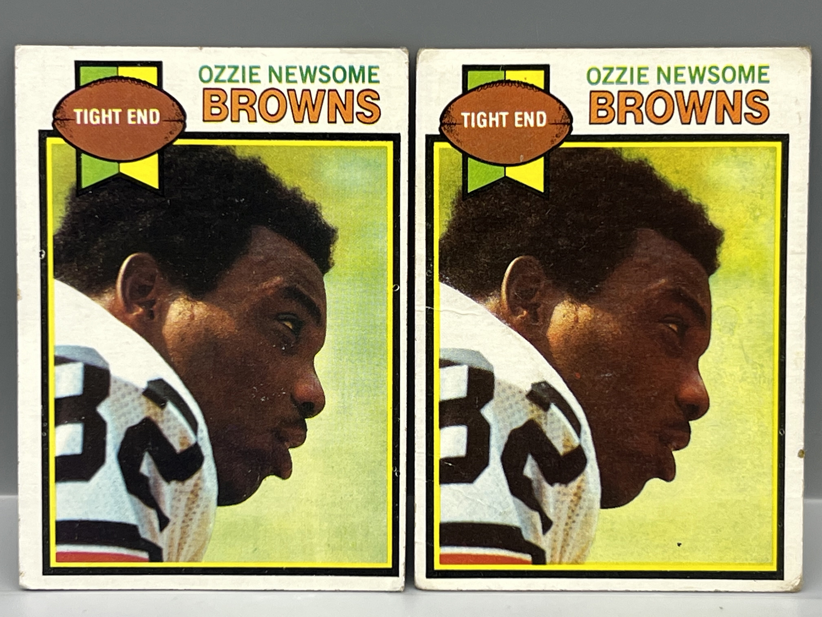 (2) 1979 Topps Ozzie Newsome RCs #308