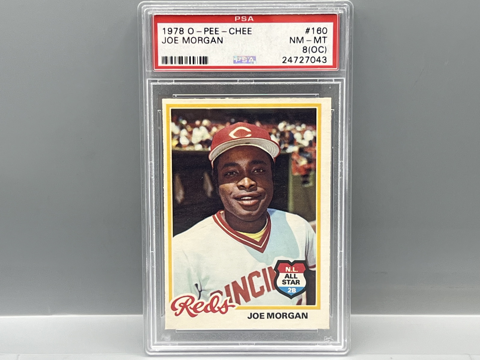 1978 O-Pee-Chee Joe Morgan #160 PSA NM-MT 8 (OC)