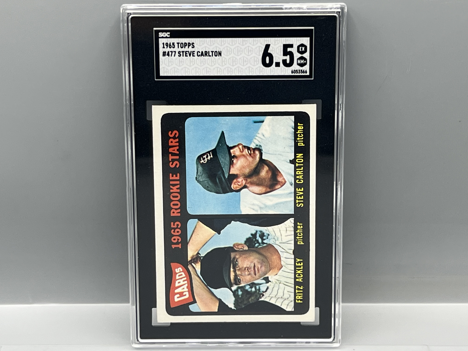 1965 Topps Steve Carlton RC #477 SGC EX-NM+ 6.5