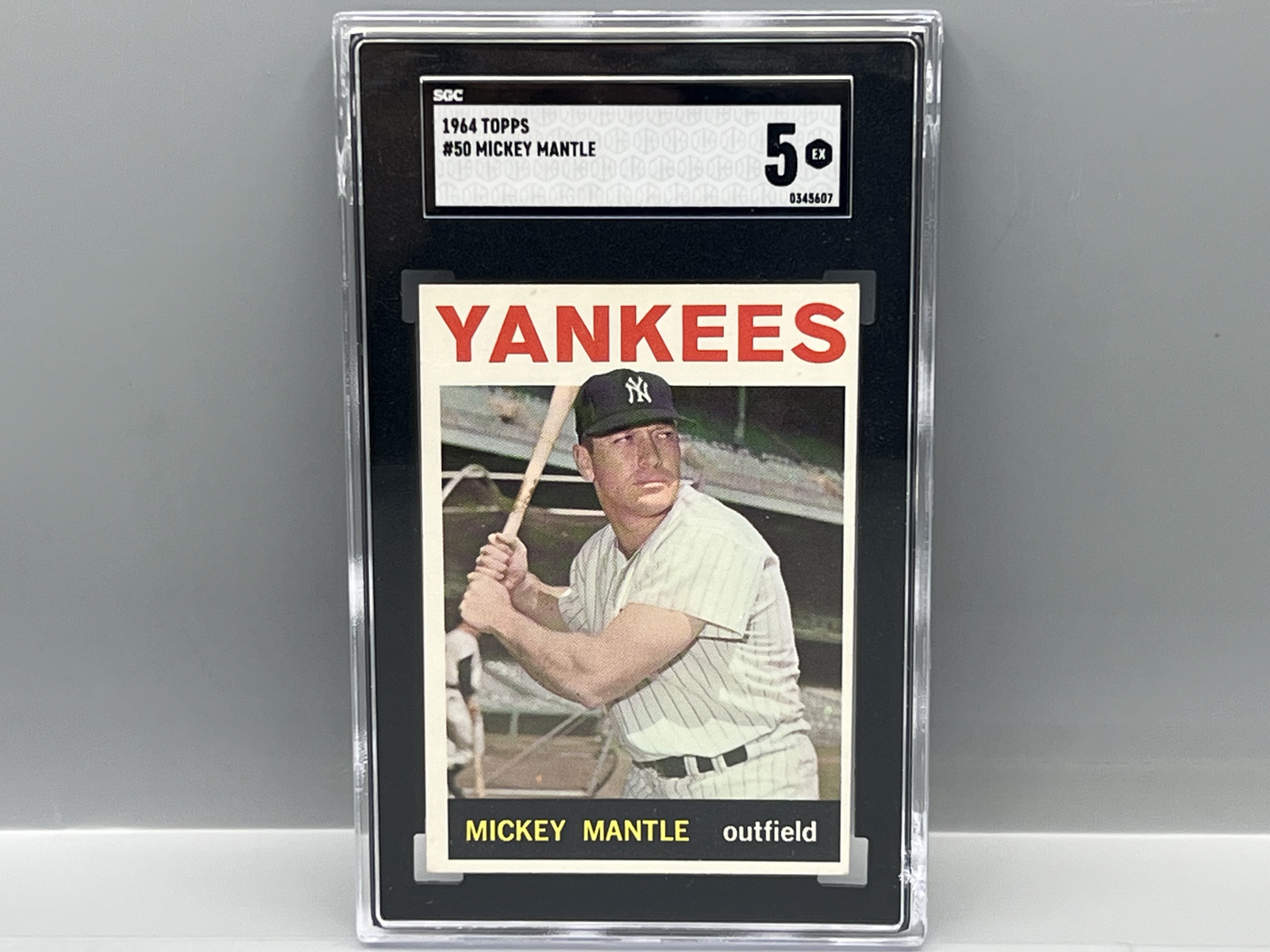 1964 Topps Mickey Mantle #50 SGC EX 5