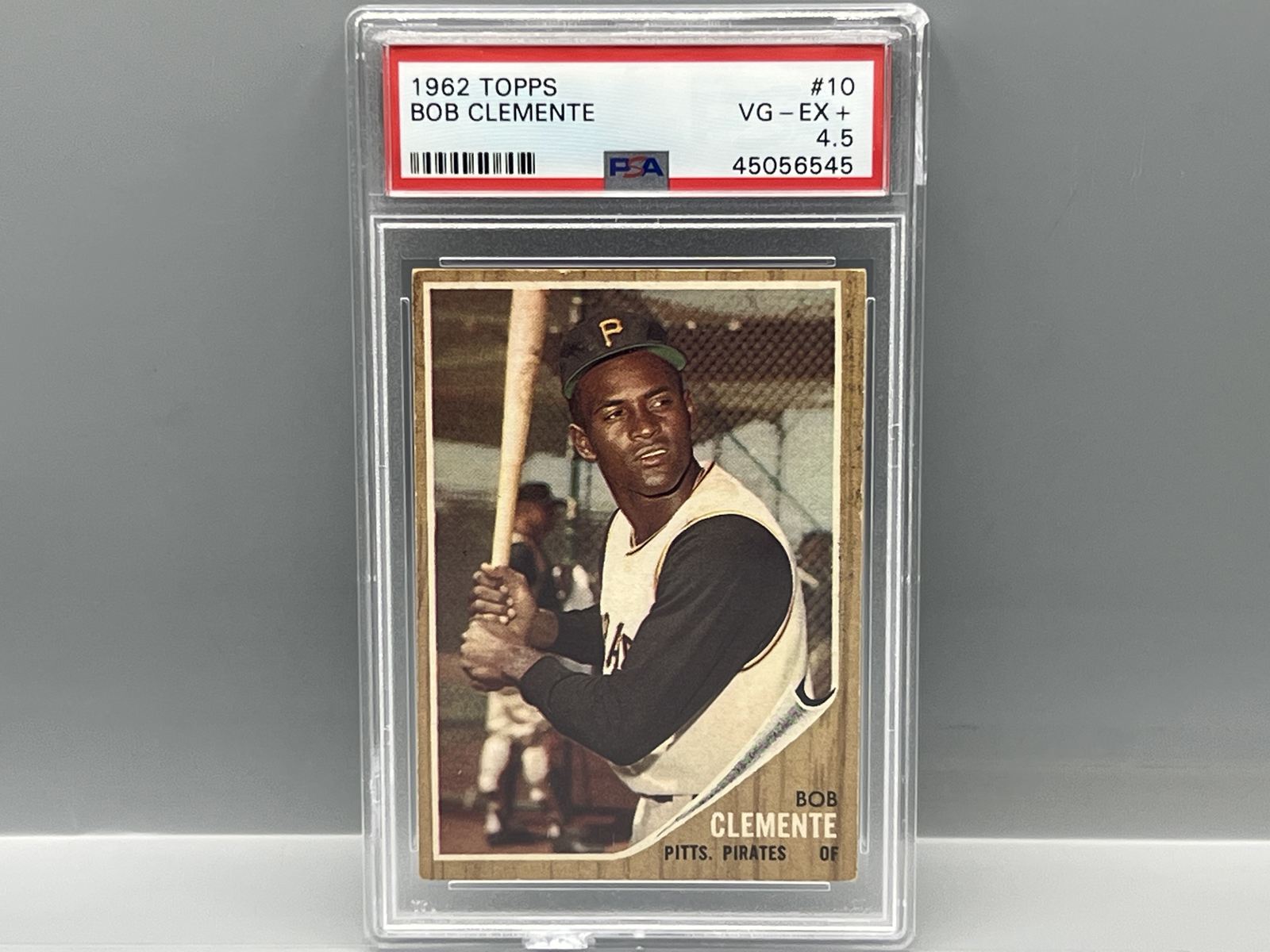 1962 Topps Roberto Clemente #10 PSA VG-EX+ 4.5