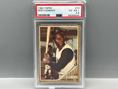 1962 Topps Roberto Clemente #10 PSA VG-EX+ 4.5