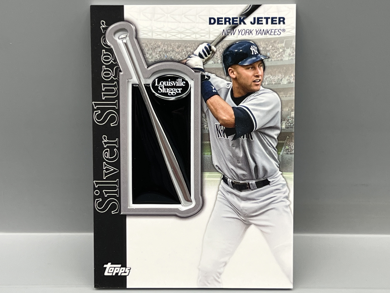 2022 Topps Series Two Derek Jeter Commemorative Manufactured Silver Slugger Award #SSA-DJ