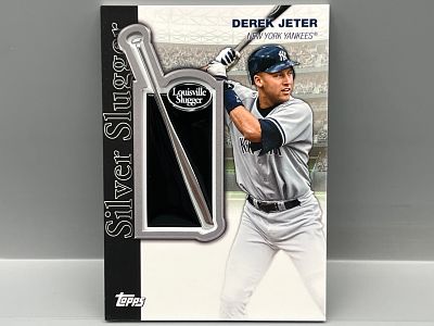 2022 Topps Series Two Derek Jeter Commemorative Manufactured Silver Slugger Award #SSA-DJ