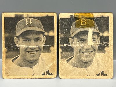(2) 1948 Bowman Pete Reiser SP RCs #7