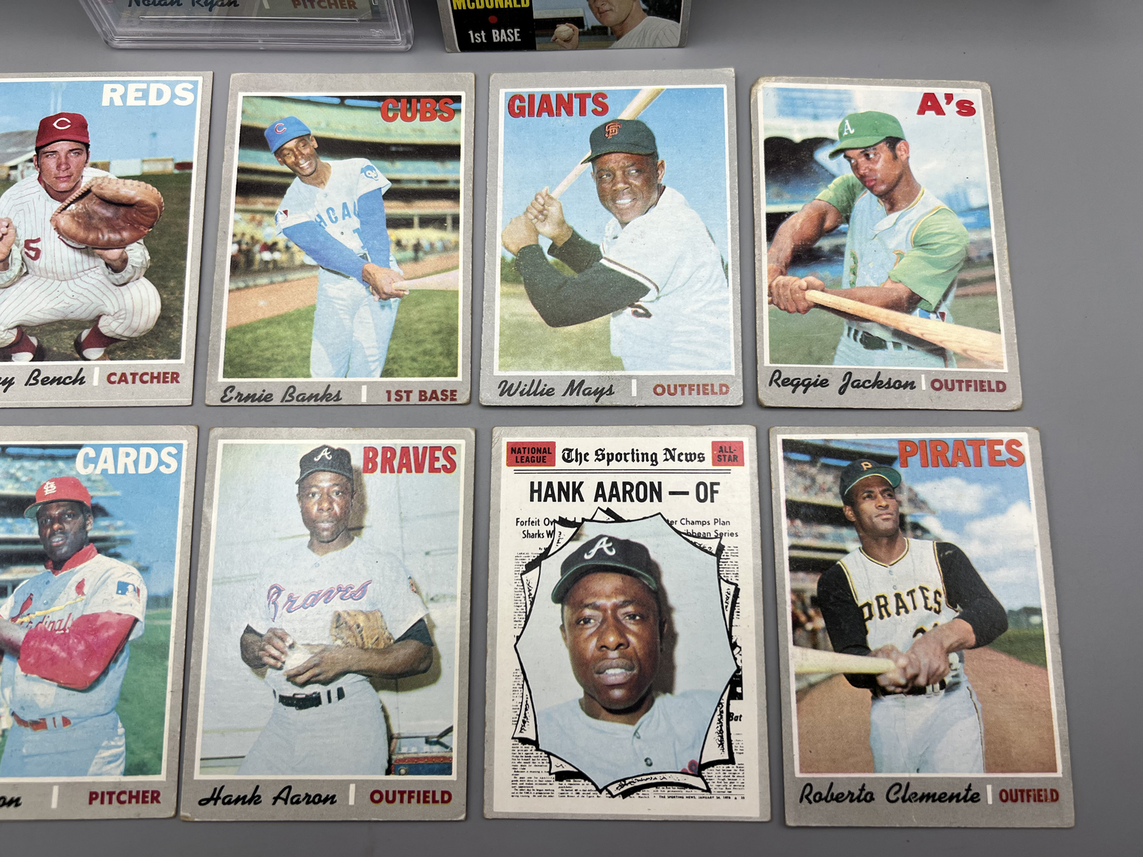 1970 Topps Baseball Complete Set W/ Thurman Munson RC - Nolan Ryan is a PSA 3 - Appears Mostly Lower To Mid Grade Condition W/ Some Exceptio