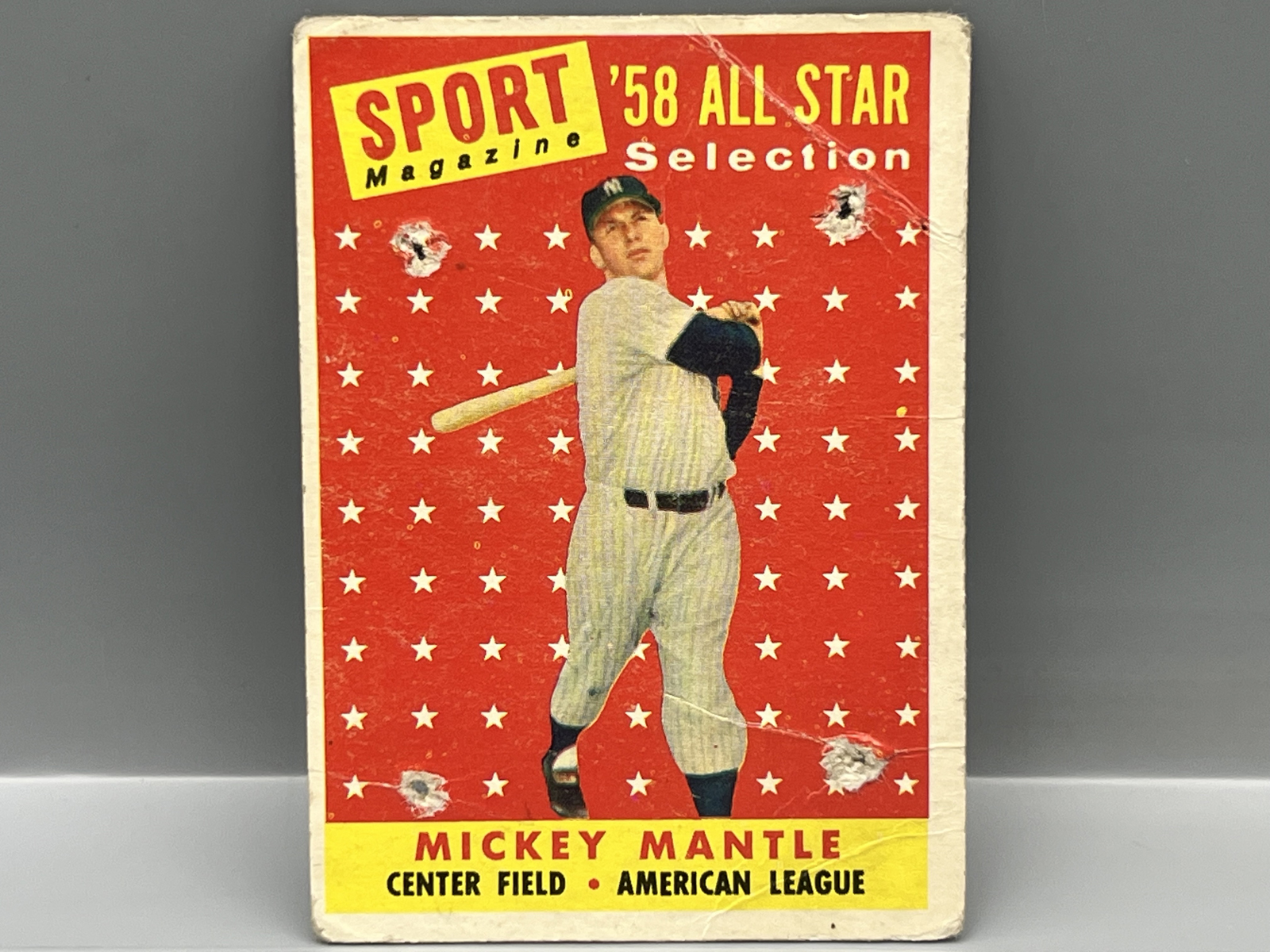 1958 Topps Mickey Mantle All Star #487
