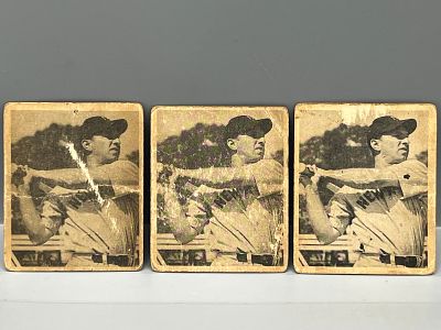 (3) 1948 Bowman Tommy Henrich #19