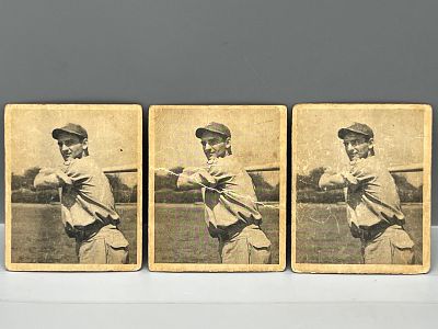 (3) 1948 Bowman Sid Gordon RCs #27