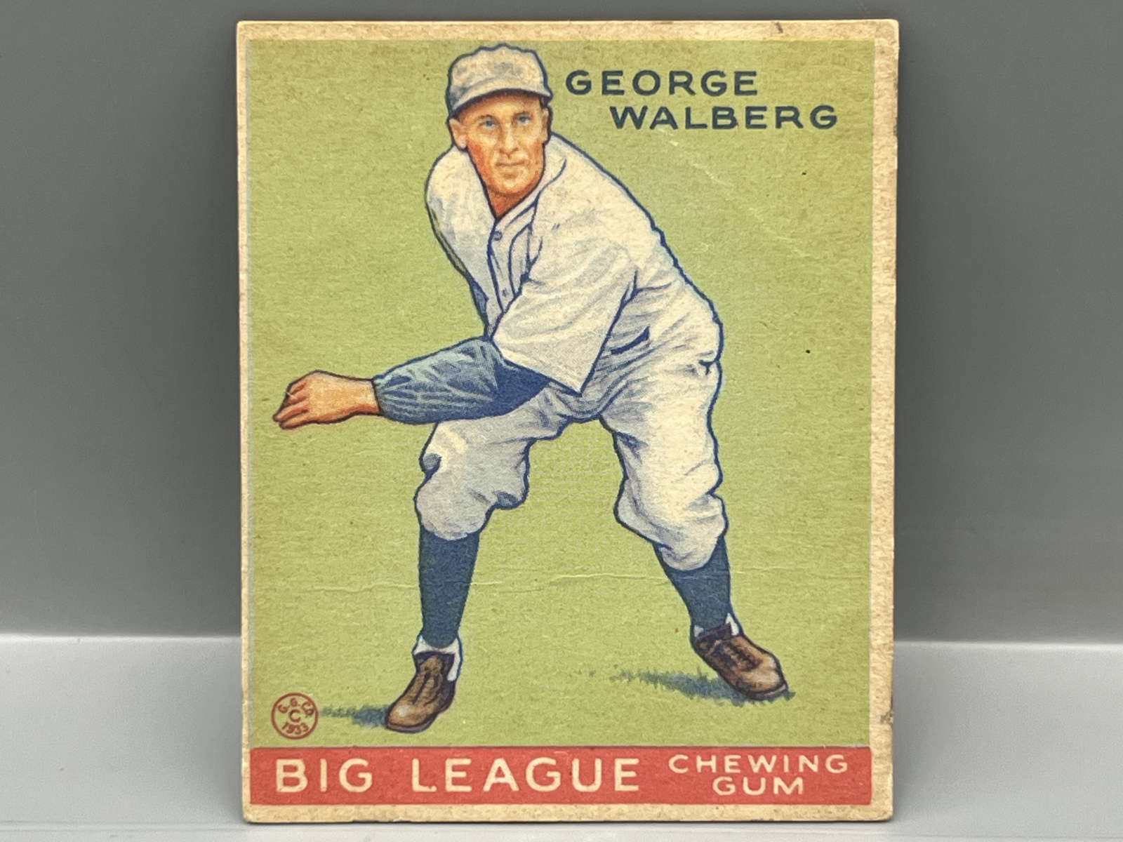 1933 Goudey George Walberg #145