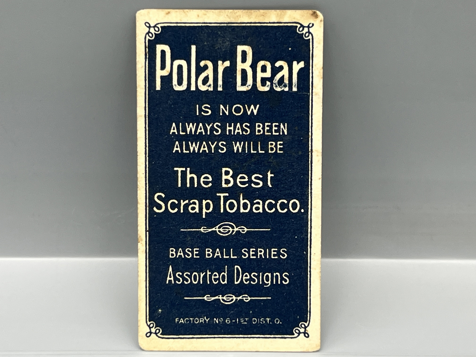 1909-11 T206 Spike Shannon Polar Bear Back