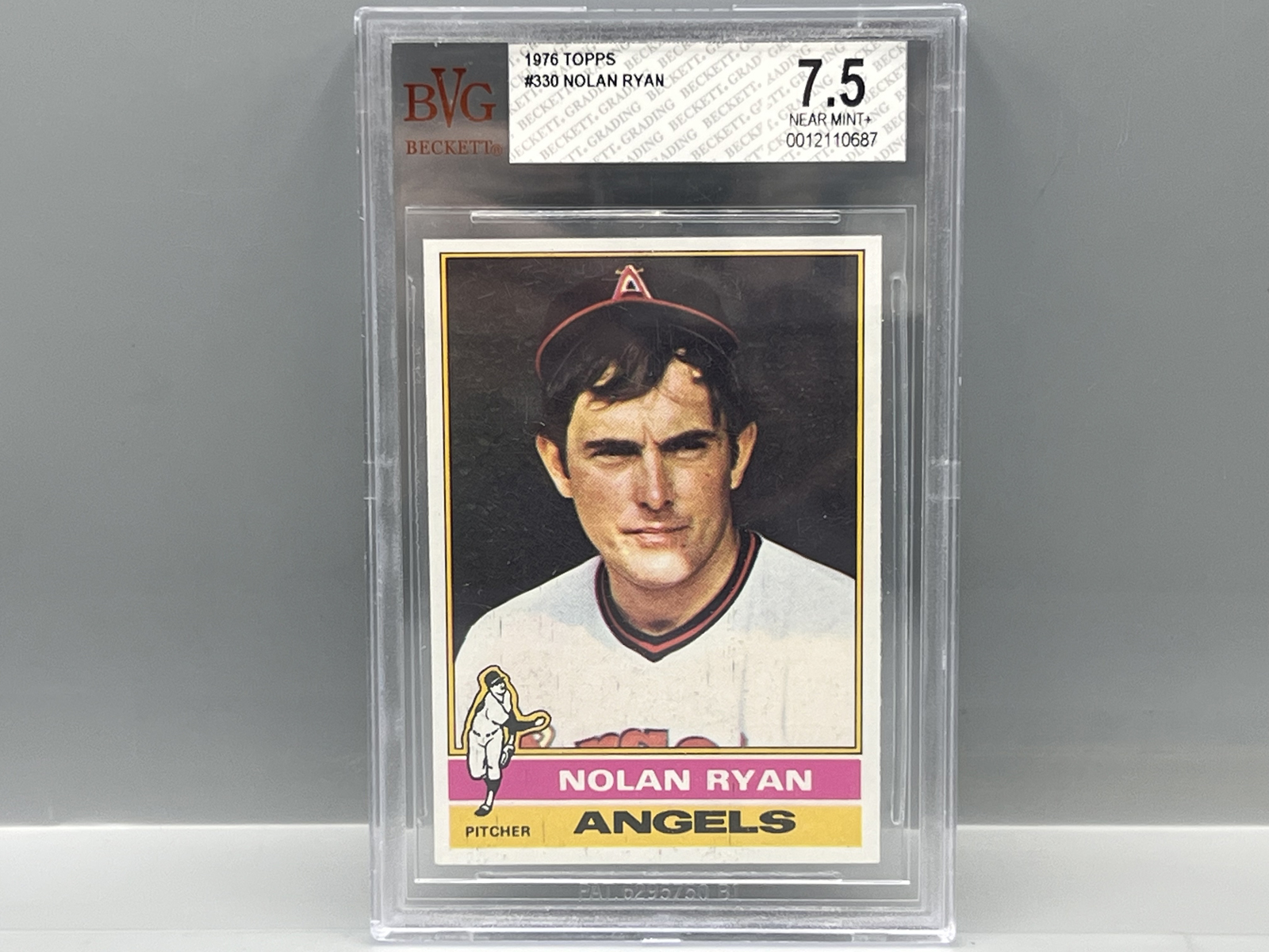 1976 Topps Nolan Ryan #330 BVG NM+ 7.5