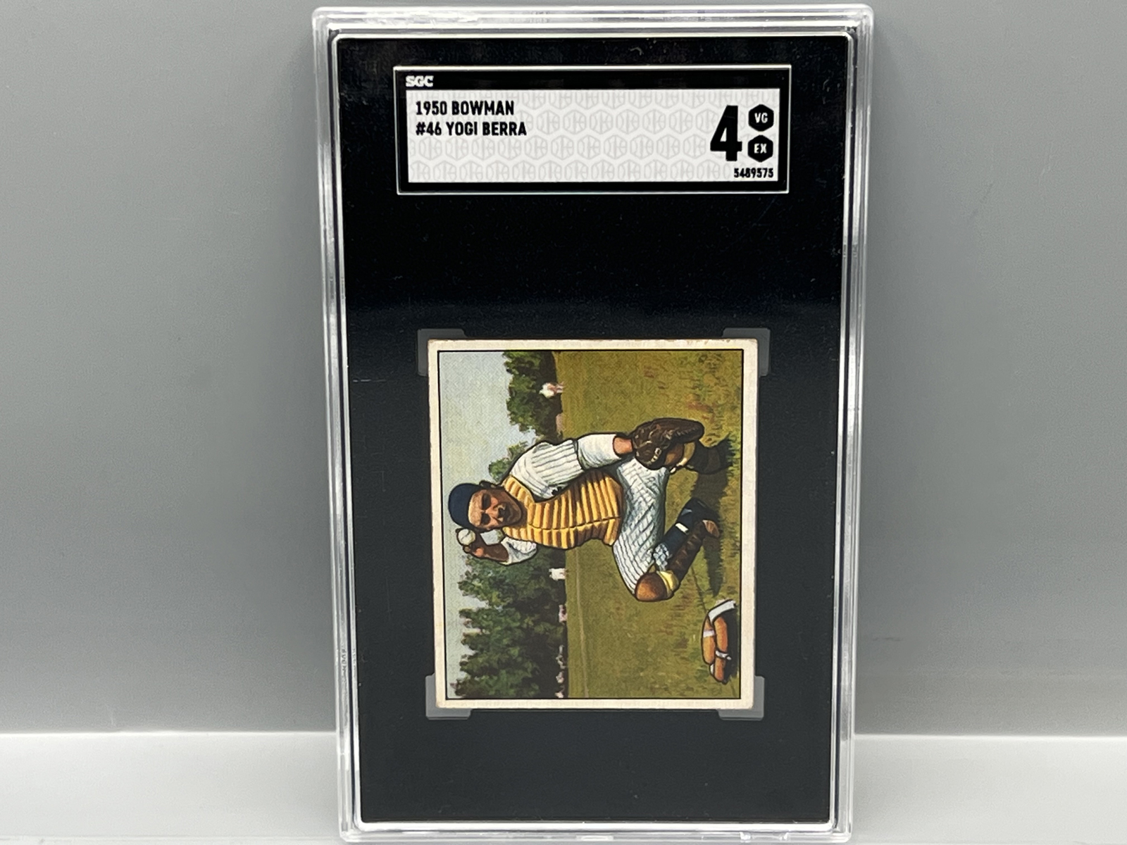 1950 Bowman Yogi Berra #46 SGC VG-EX 4