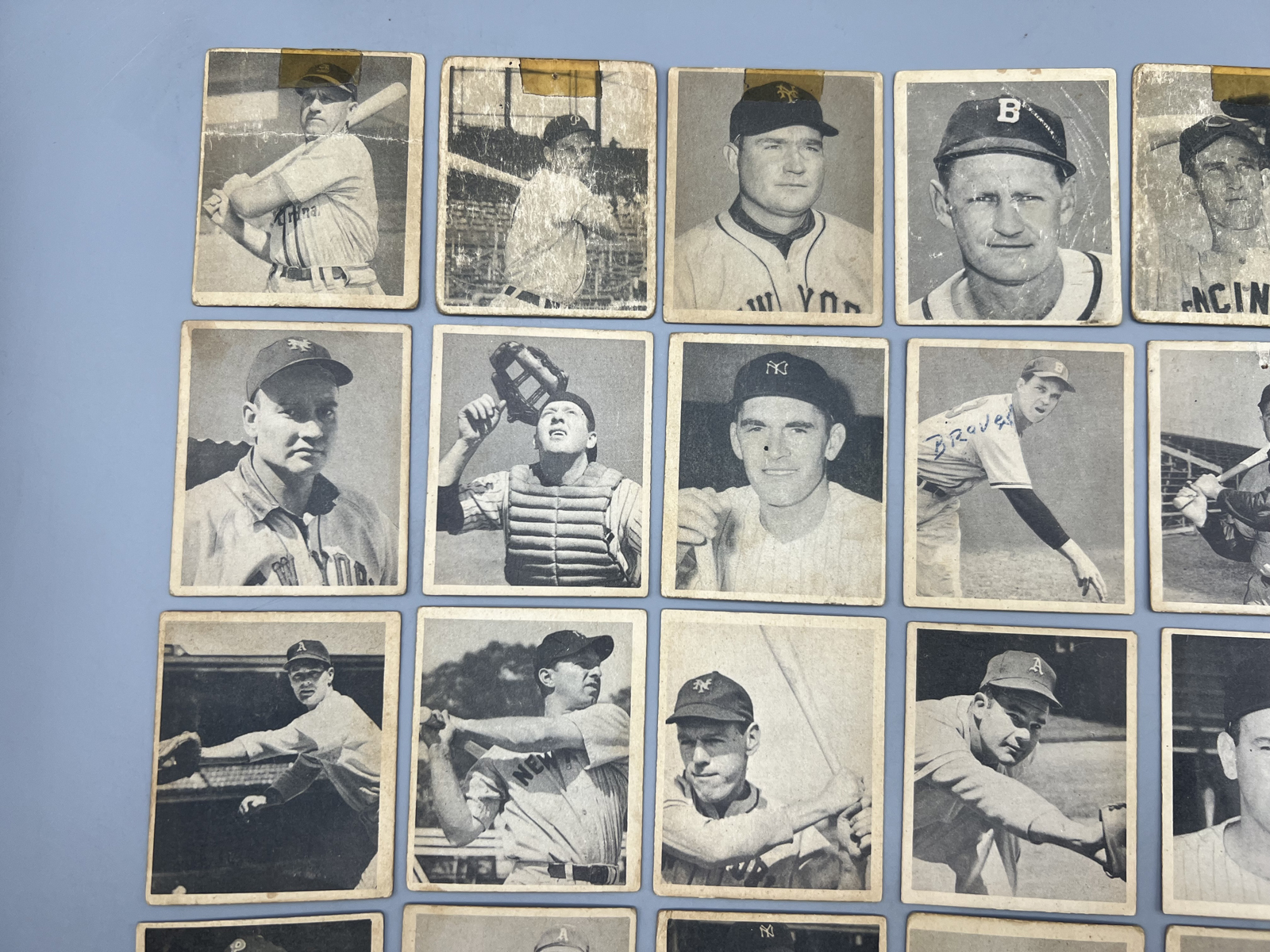 (29 Card) 1948 Bowman Baseball Partial Set W/ Enos Slaughter RC, Ralph Kiner RC, Johnny Mize RC, SPs, & More - Most Cards Appear To Be Lower