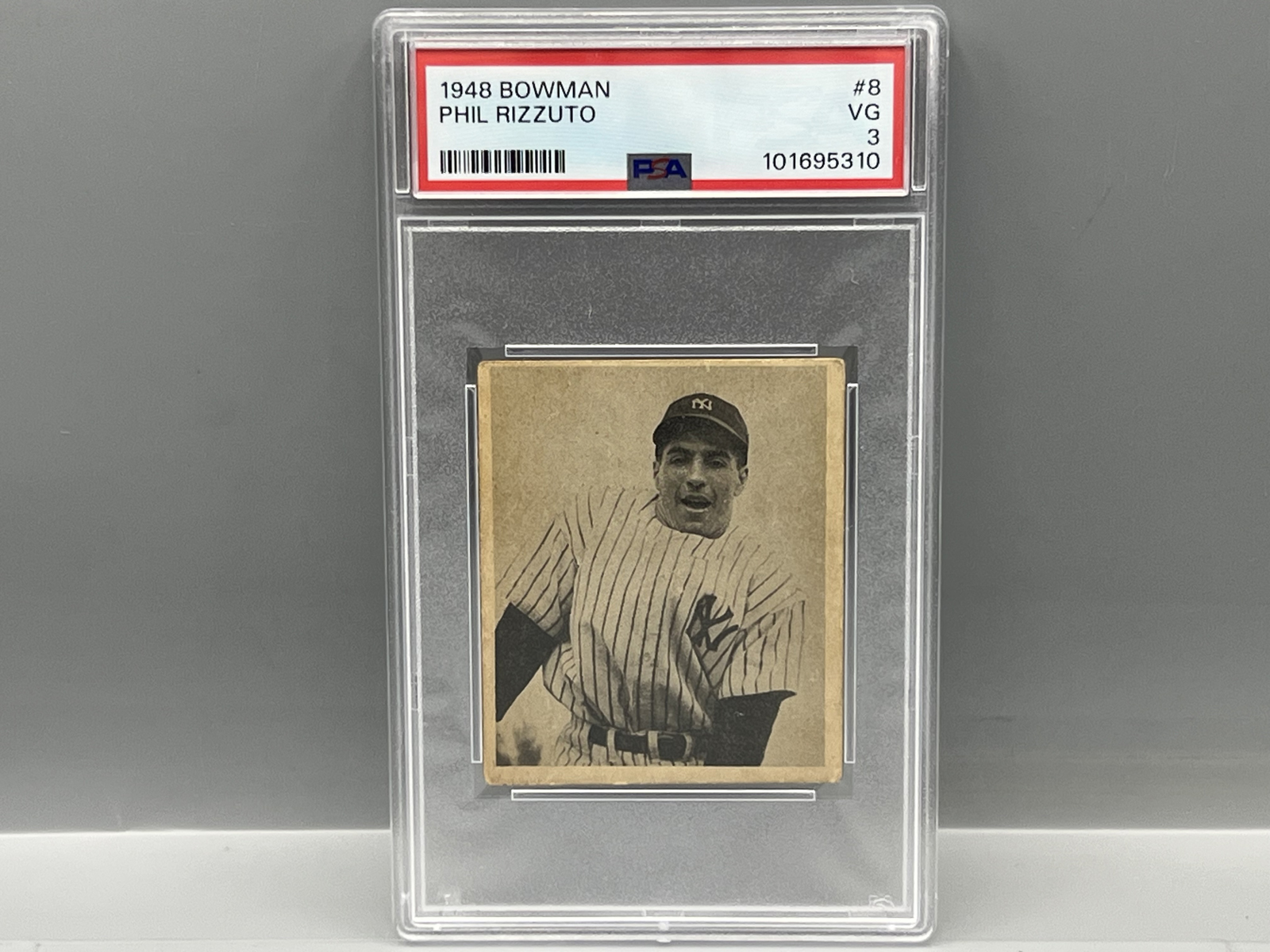 1948 Bowman Phil Rizzuto SP RC #8 PSA VG 3