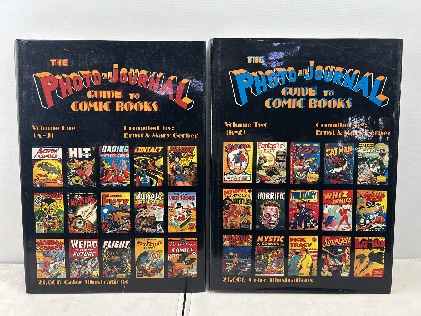 The Photo-Journal Guide to Comic Books Volume One & Two - Gerber Publications, 1989-1990