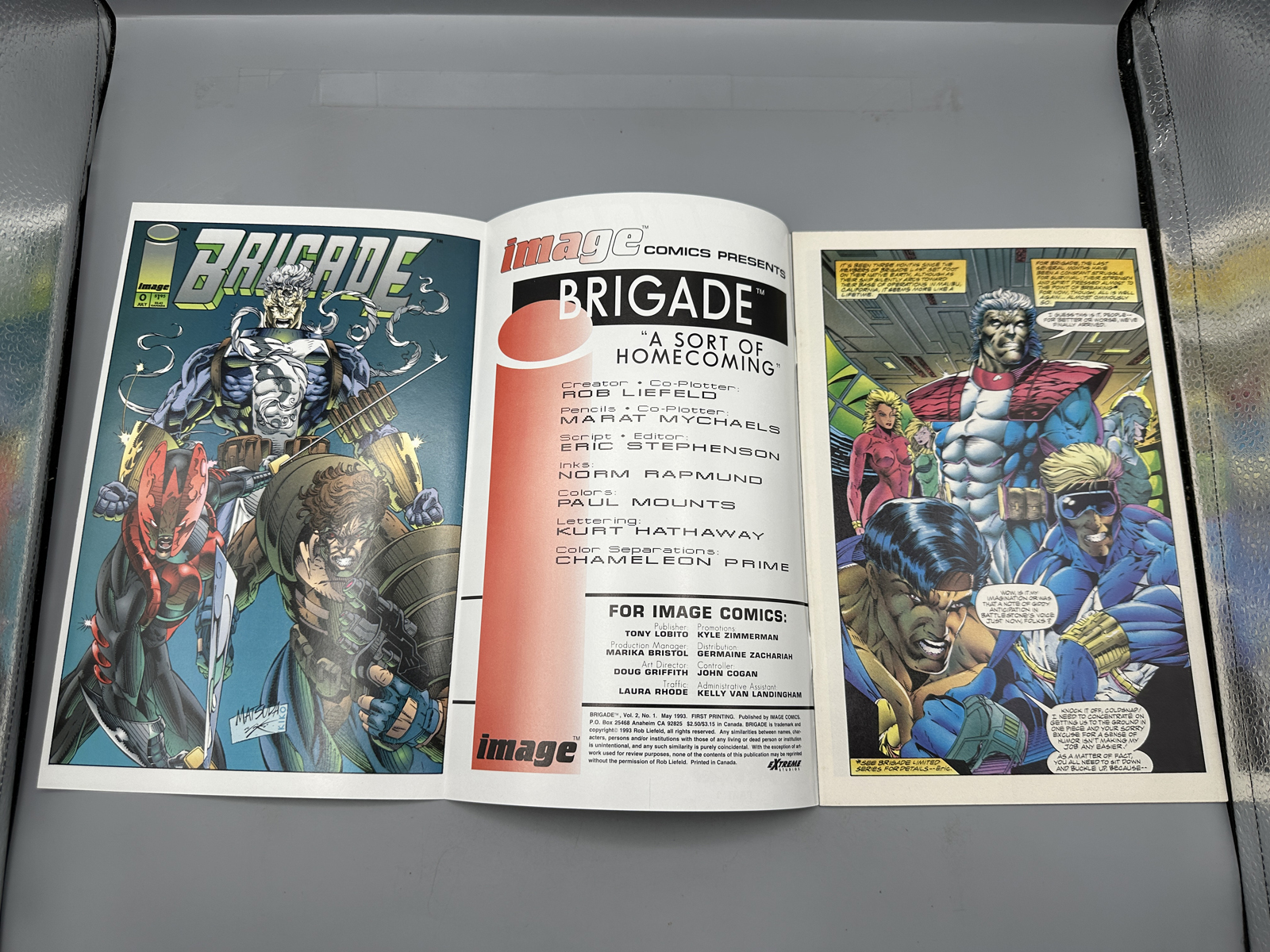 Image Comics Brigade #1, Deathblow/Cybernary #1, and Legend of Isis #1 lot of 3 (1993-2002) - Jim Lee and Rob Liefeld art