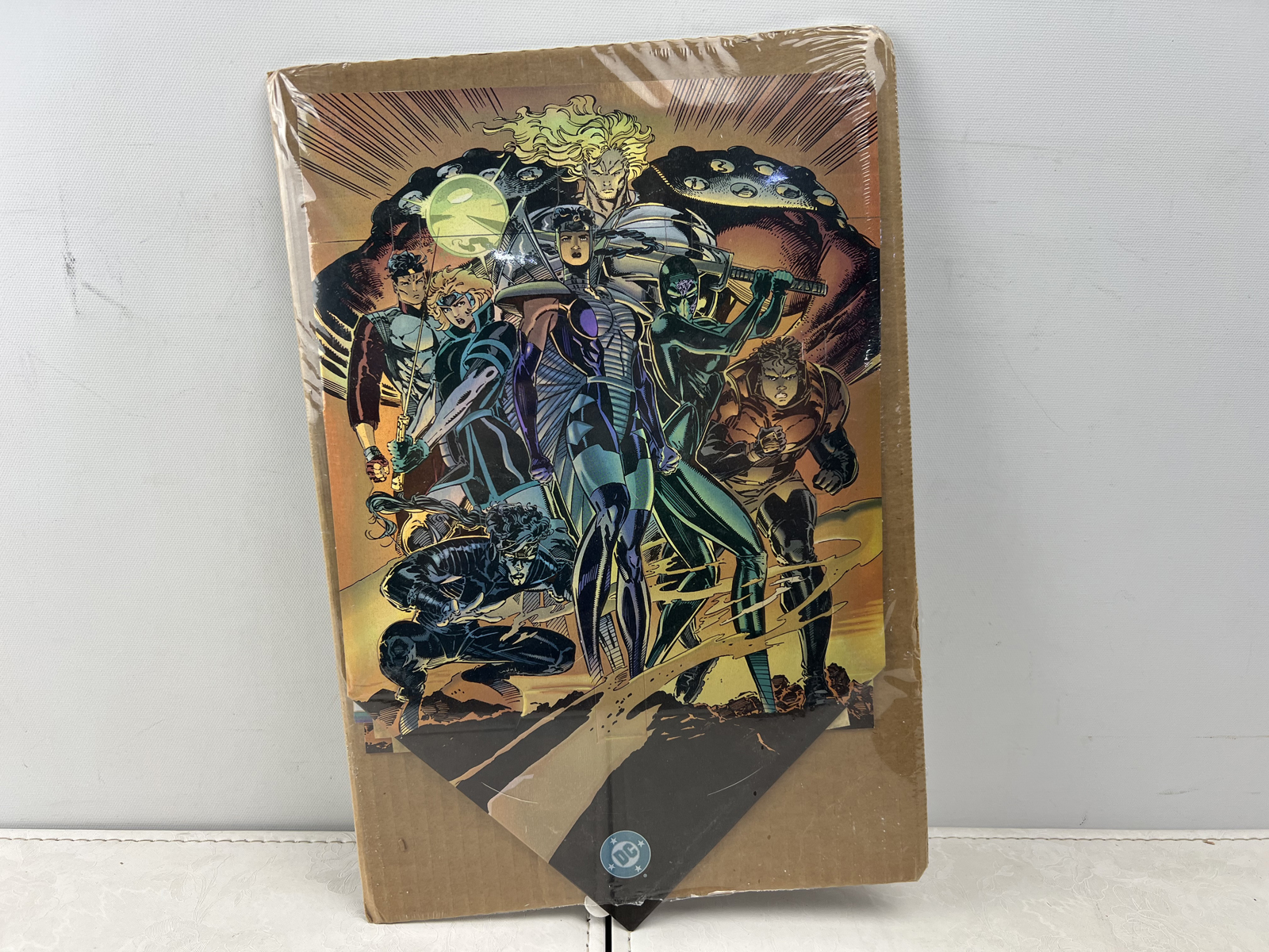 1995 DC Comics Sovereign Seven Promotional Retailer Standee
