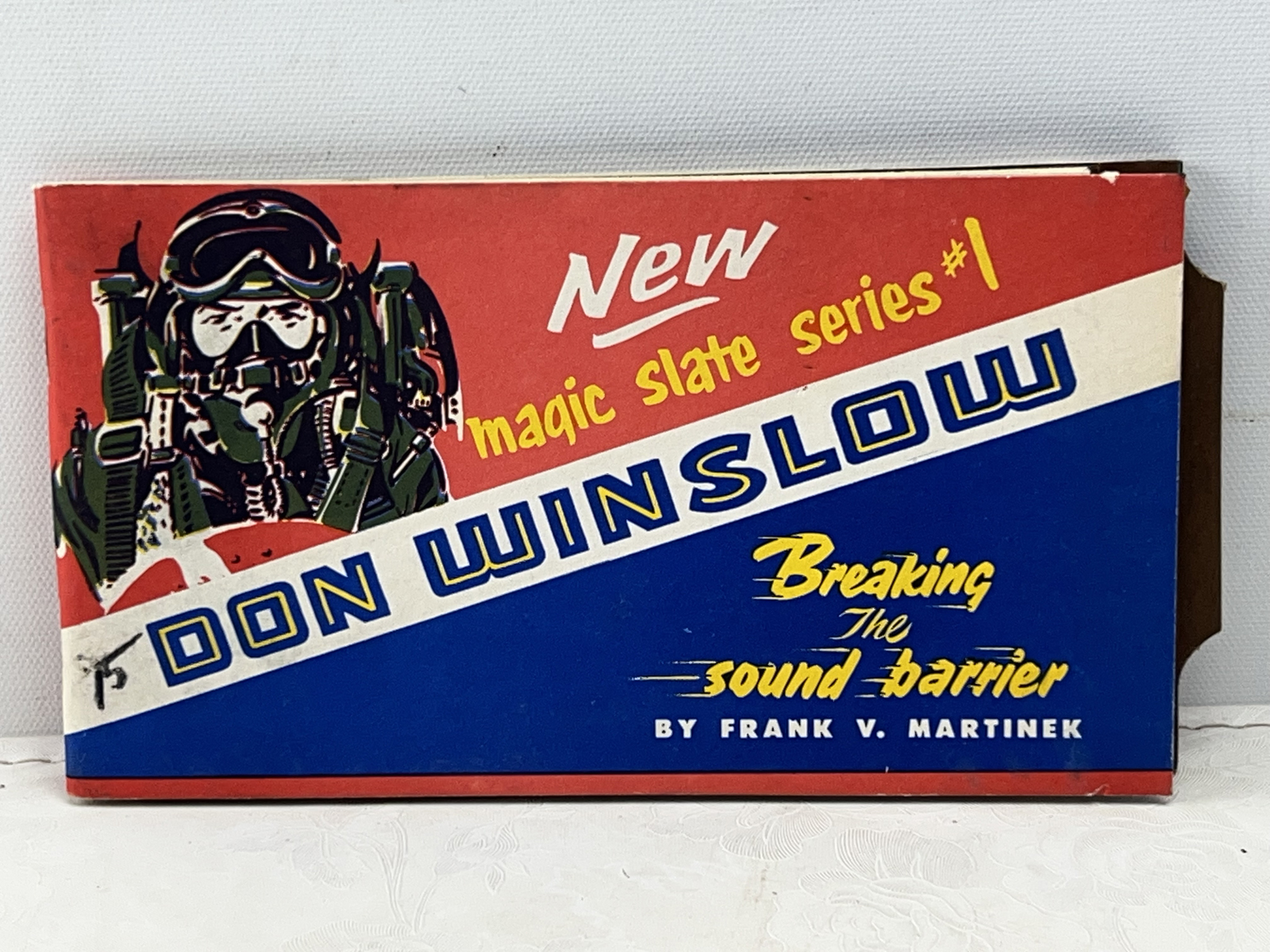 1953 Don Winslow Magic Slate Activity Book Series 1 Breaking the Sound Barrier The Strathmore Co