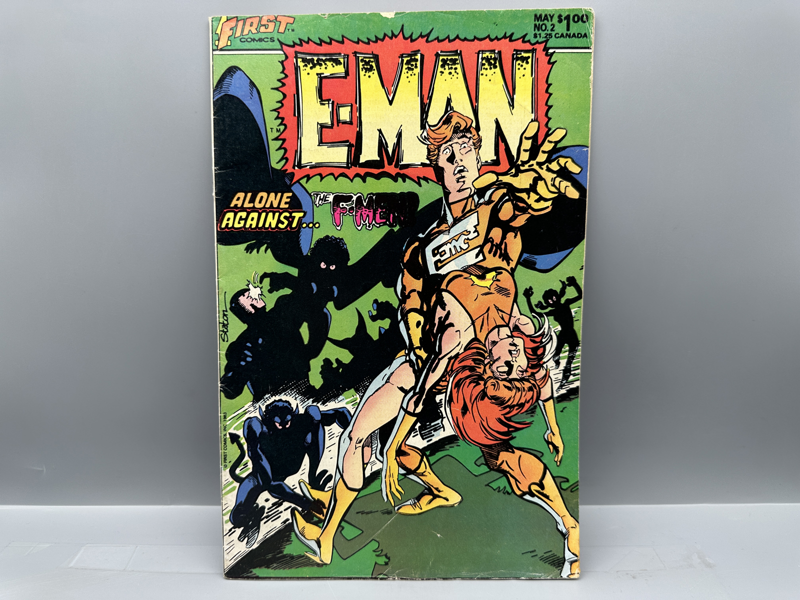 First Comics E-Man #2 (1983) - Parody of X-Men (The F-Men) - Joe Staton art