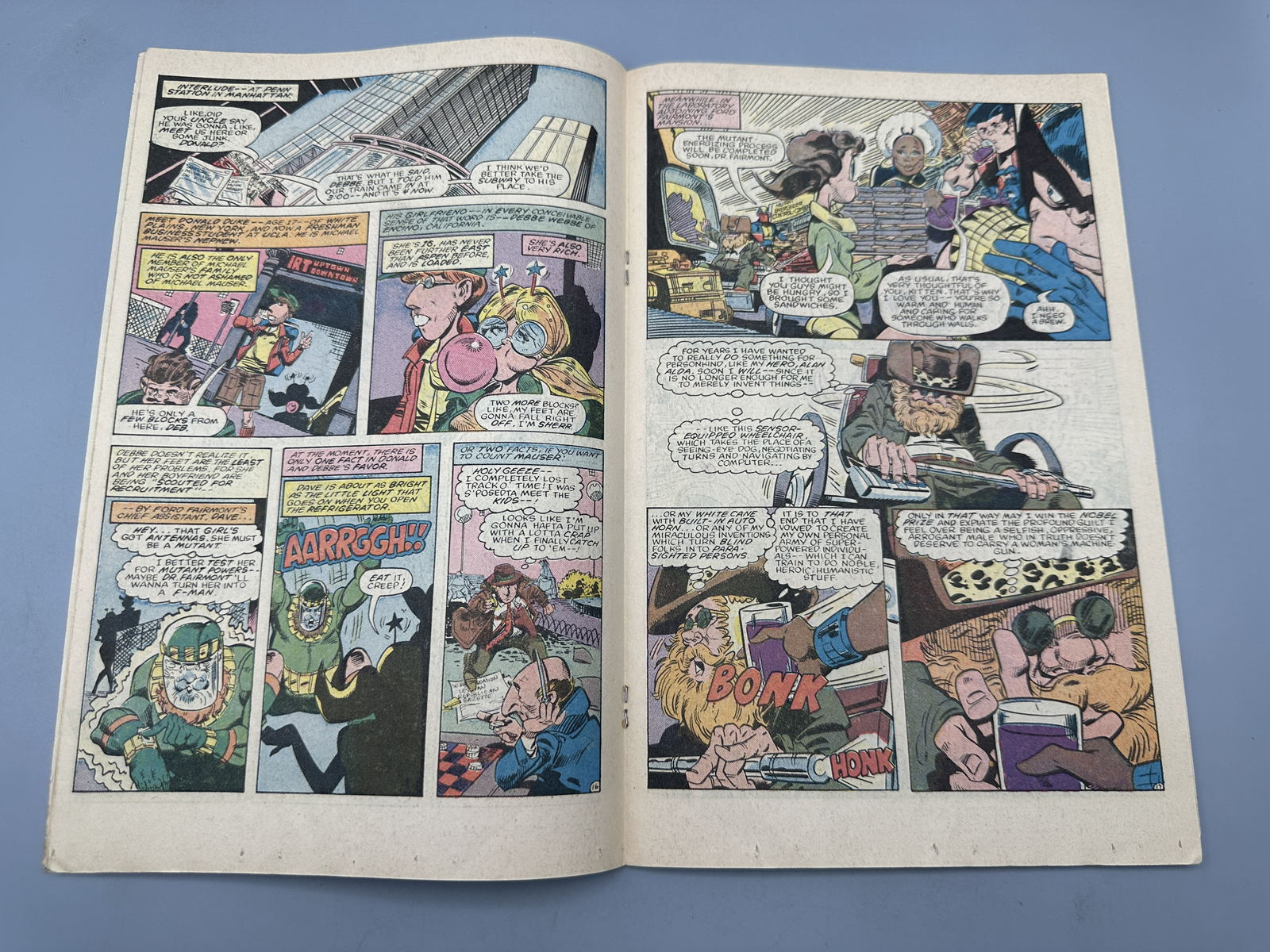 First Comics E-Man #2 (1983) - Parody of X-Men (The F-Men) - Joe Staton art